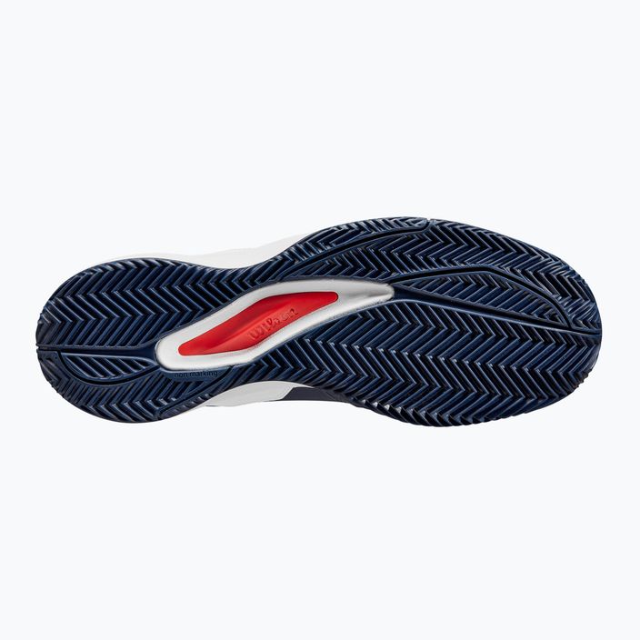 Wilson Rush Pro Ace Clay men's tennis shoes navy blazer/white/infrared 13