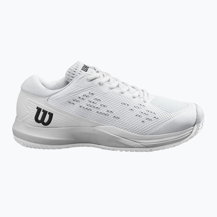 Women's tennis shoes Wilson Rush Pro Ace white/white/black 9
