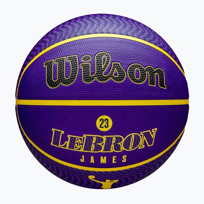Wilson NBA Player Icon Outdoor basketball Lebron blue size 7