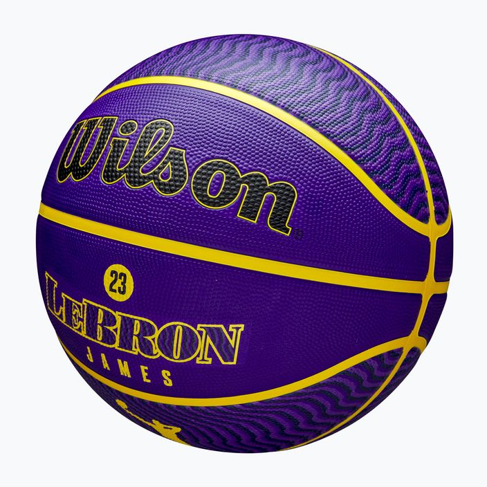 Wilson NBA Player Icon Outdoor basketball Lebron blue size 7 3