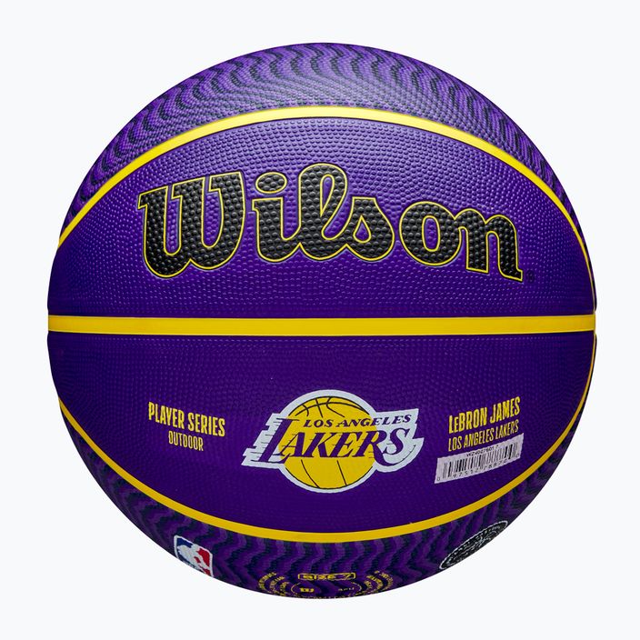 Wilson NBA Player Icon Outdoor basketball Lebron blue size 7 5