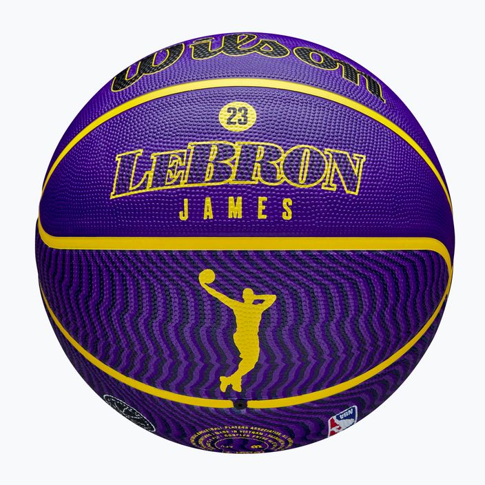 Wilson NBA Player Icon Outdoor basketball Lebron blue size 7 7