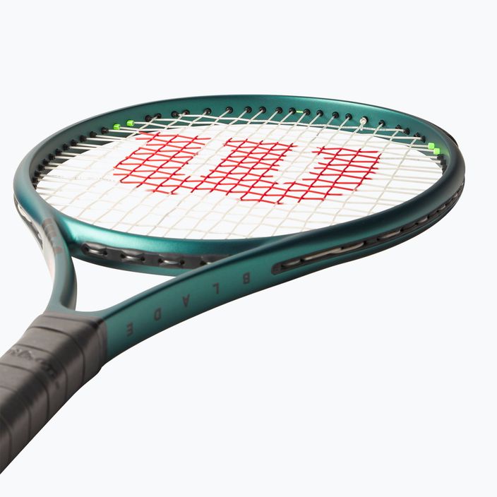 Wilson Blade 25 V9 green children's tennis racket 9