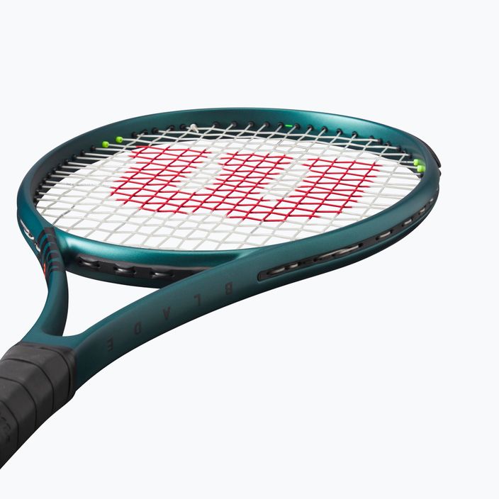 Wilson Blade 101L V9 green tennis racket 9