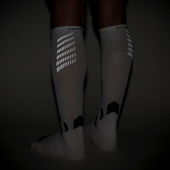 Joma Long Compression Socks white 9