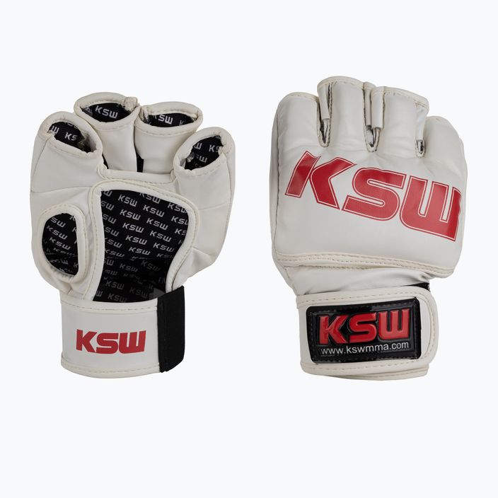 KSW grappling gloves red 3