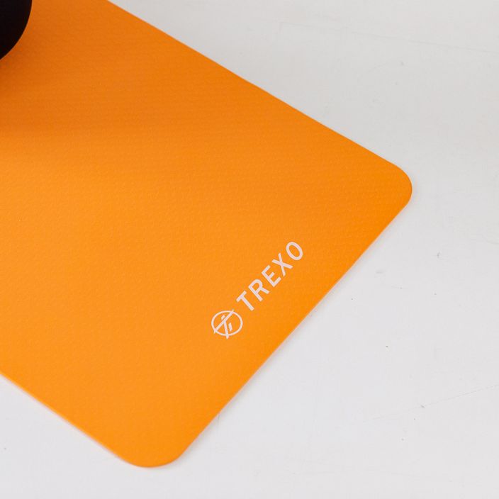 TREXO yoga mat TPE 6 mm orange YM-T01P 10