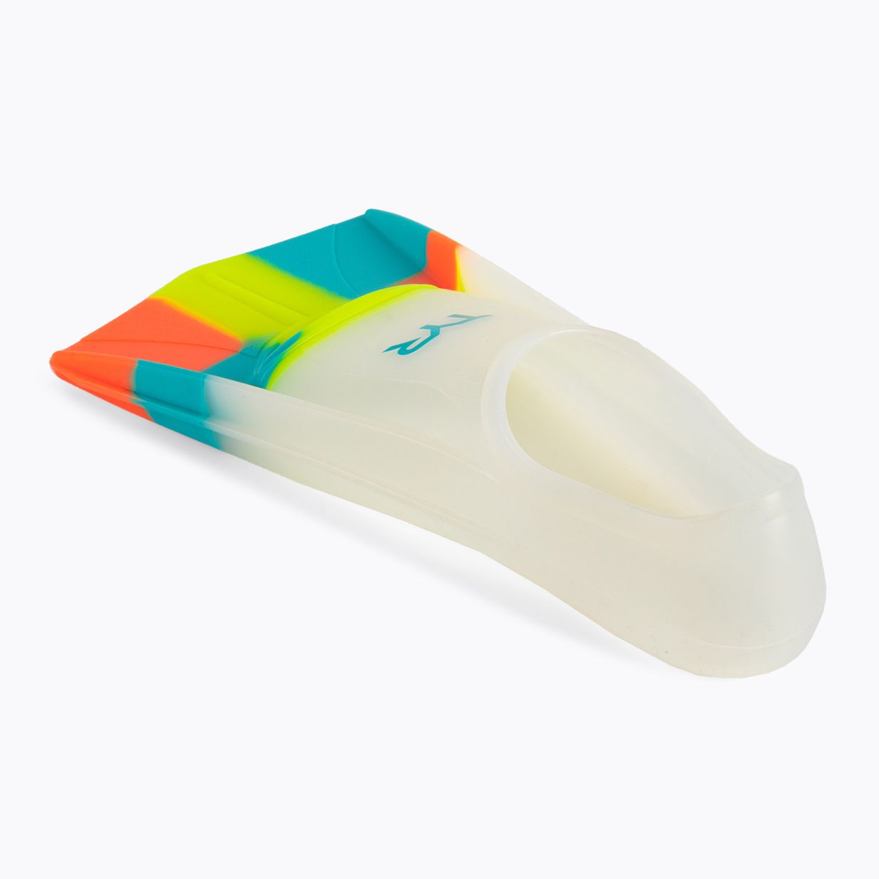 TYR Stryker Silicone white and colour swim fins LFSTRKR 4