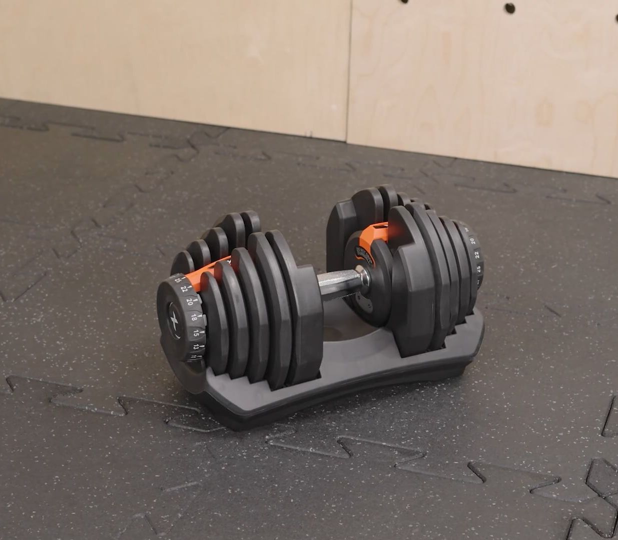 TREXO ADT-40-BF adjustable dumbbell 40 kg black 11