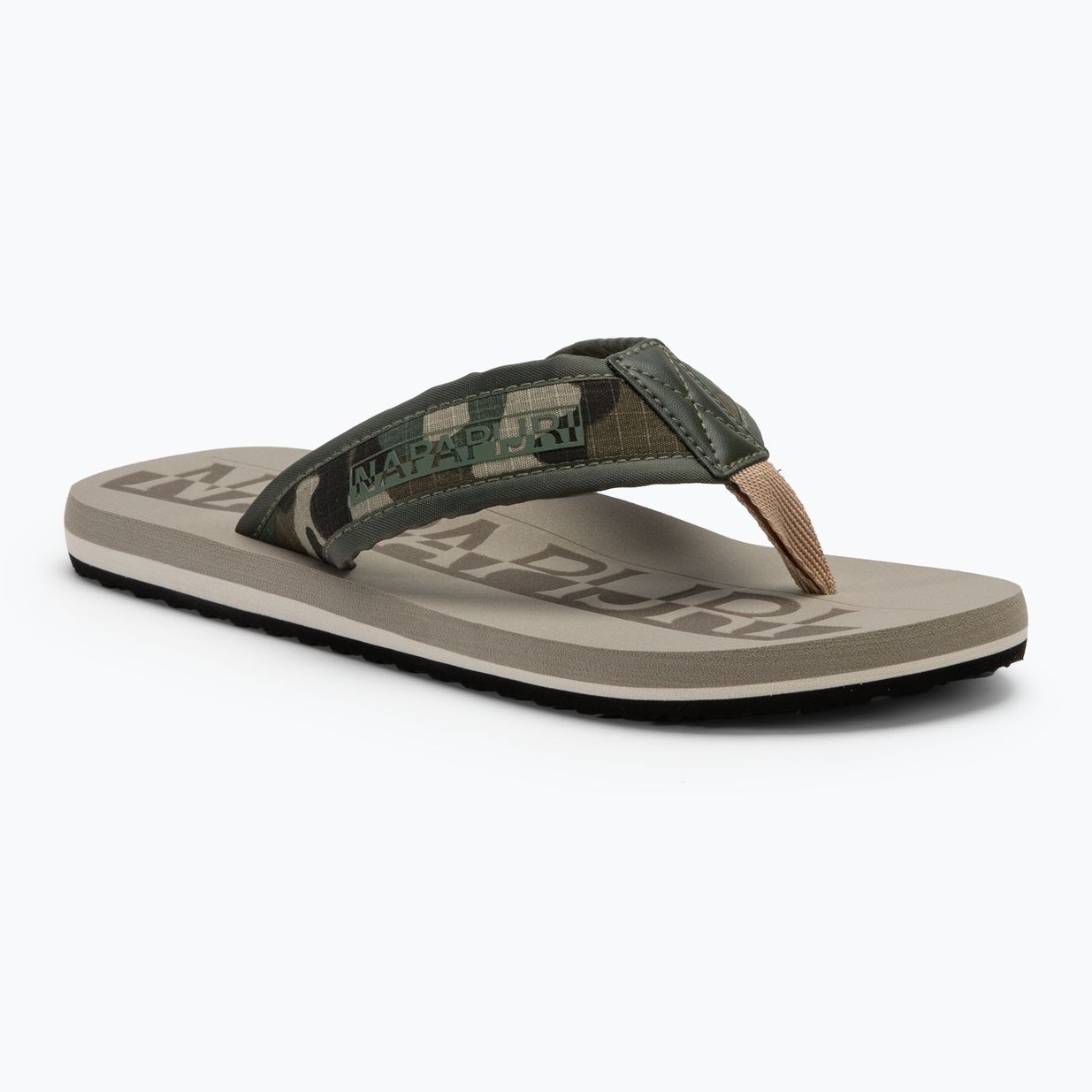 Men's Napapijri NP0A4FTSCW mineral beige flip flops