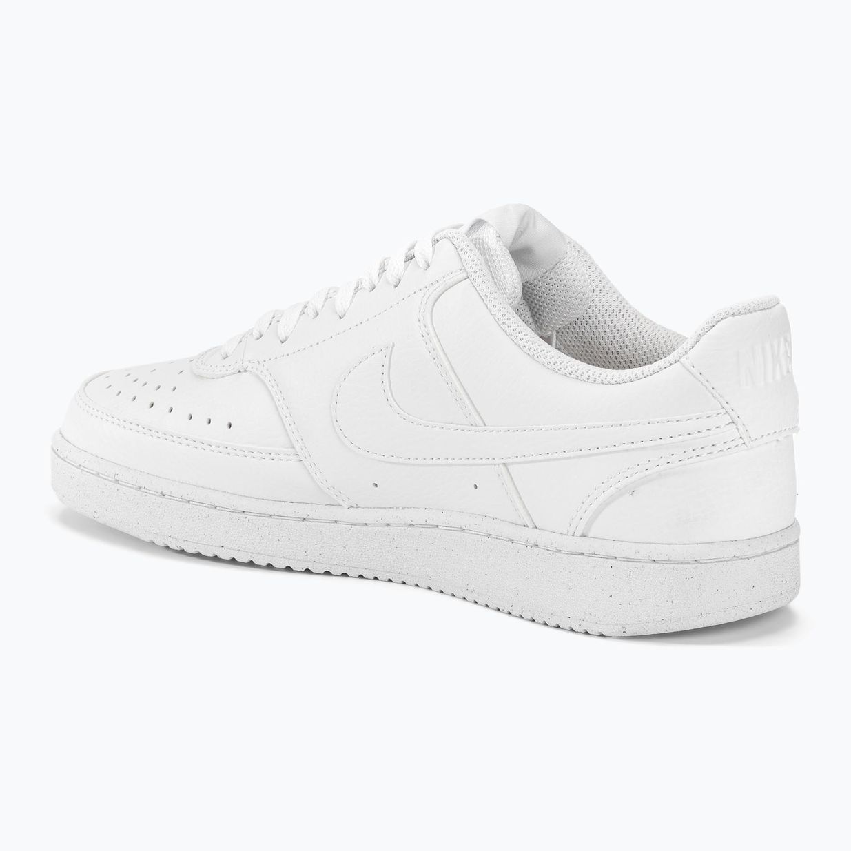 Men's Nike Court Vision Low Next Nature white/white/white shoes 3