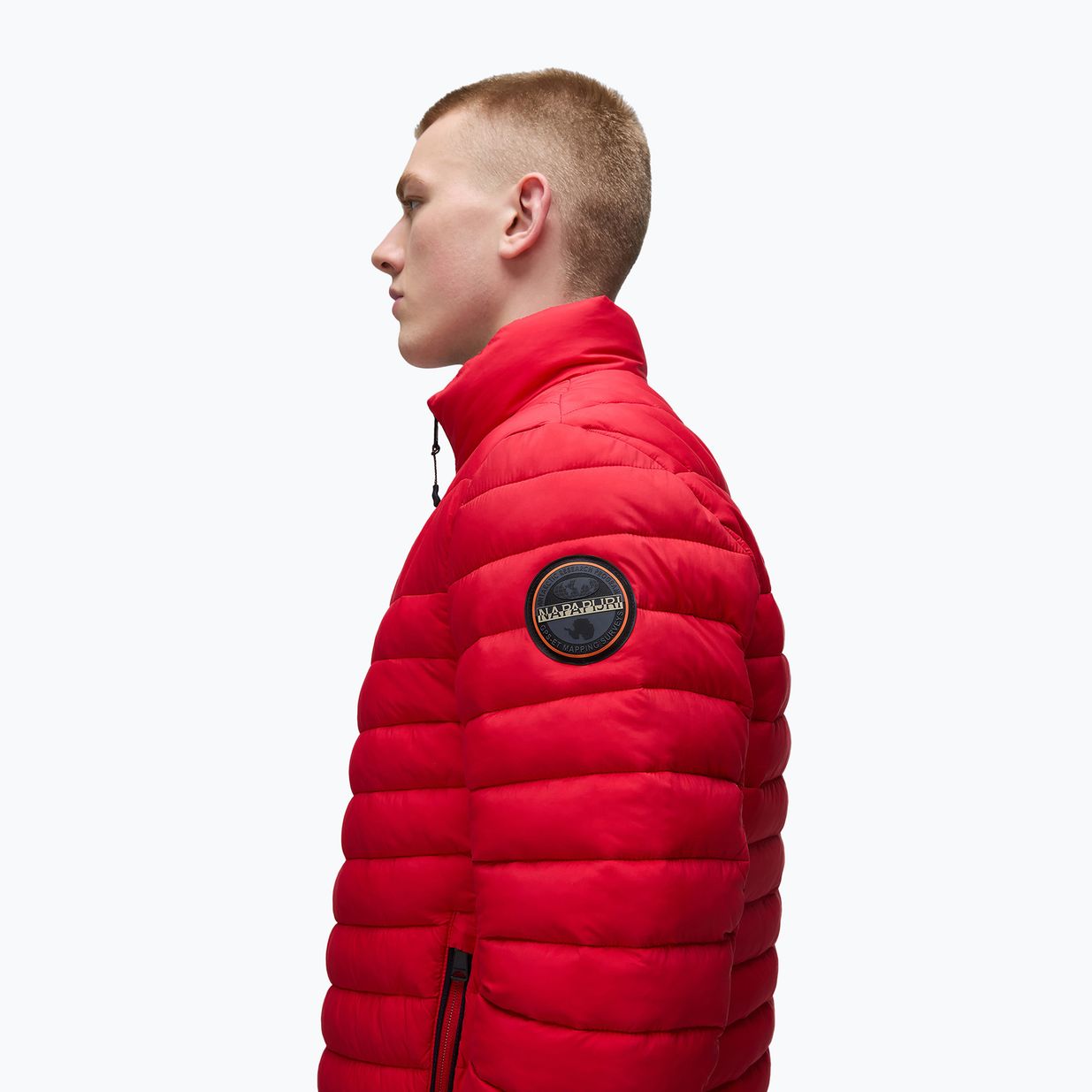 Men's Napapijri A-Lapaz S red goji jacket 3