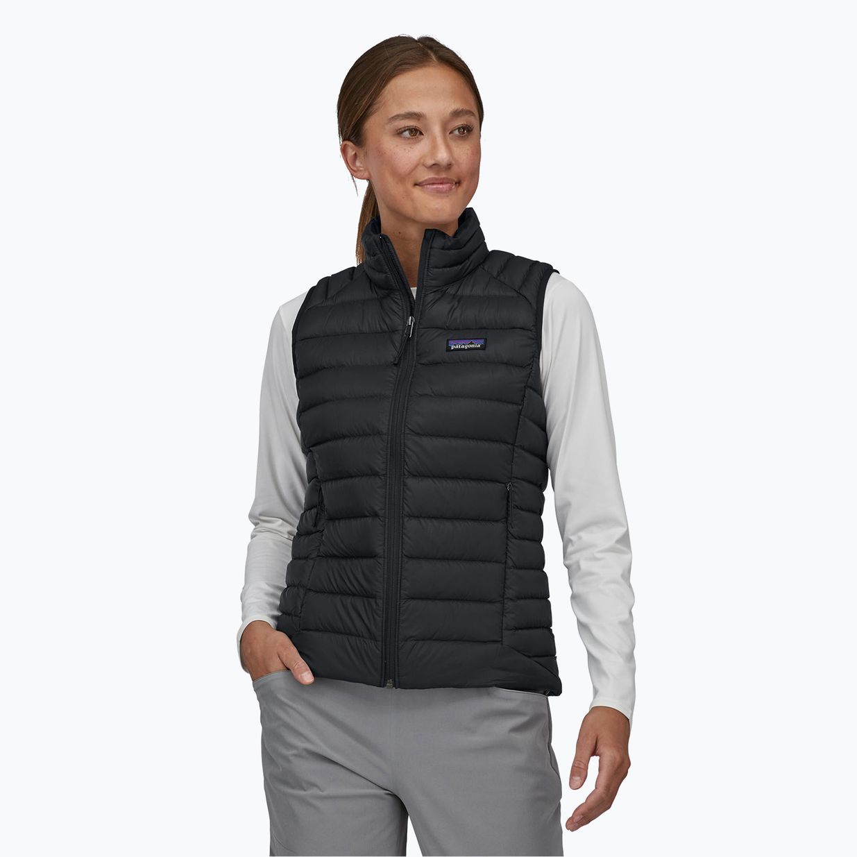 Patagonia women's vest Down Sweater black