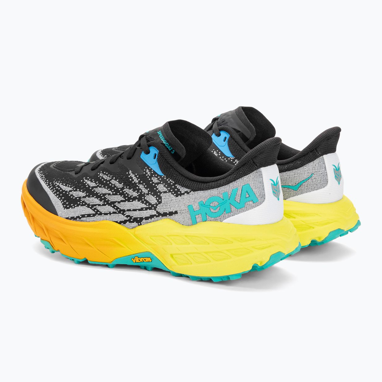 Men's running shoes HOKA Speedgoat 5 black/evening primrose 3