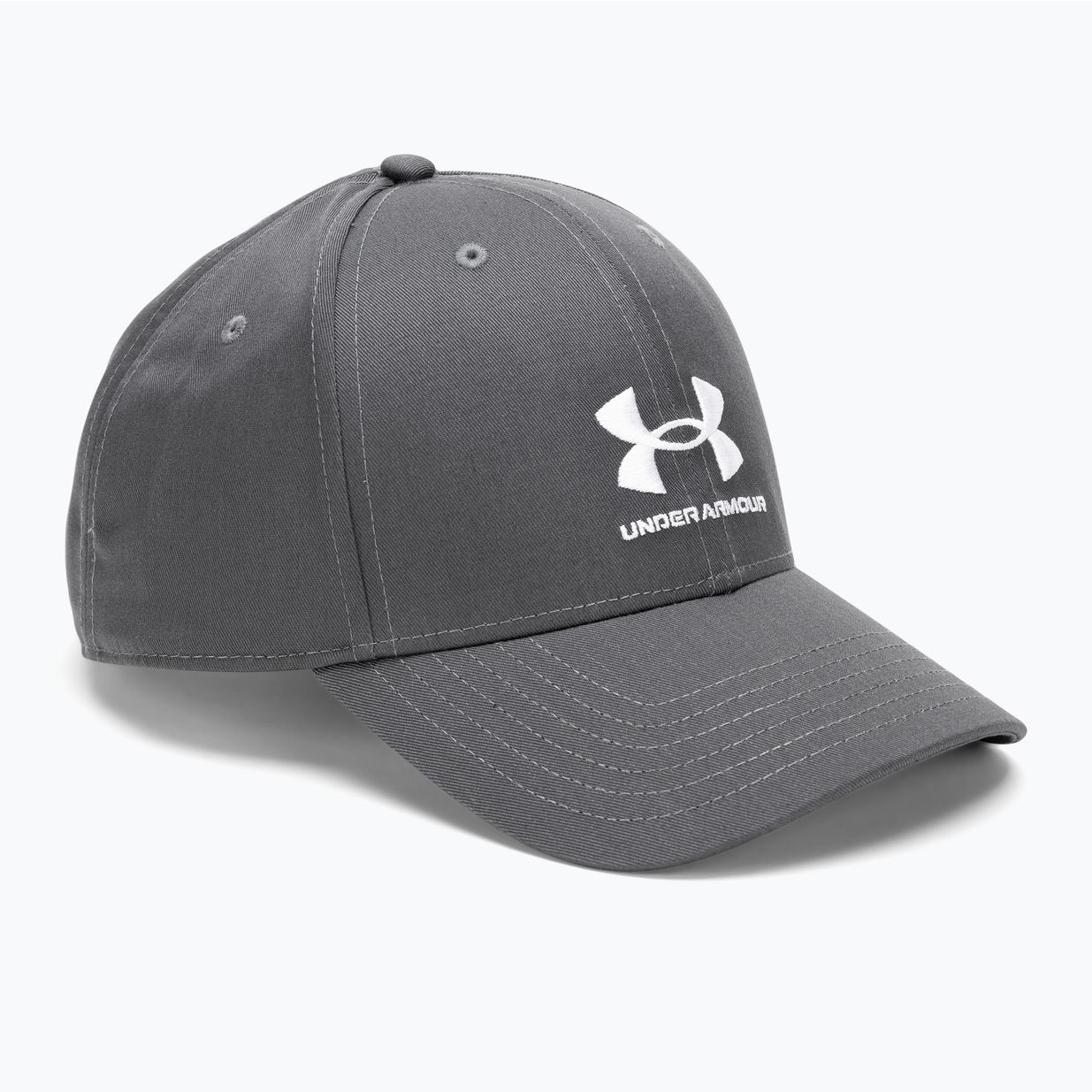 Under Armour Branded Lockup Adj pitch gray/white men's baseball cap