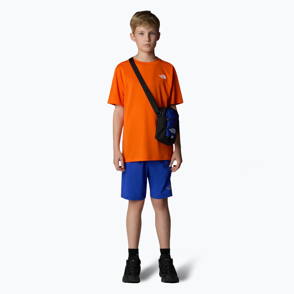 The North Face Reaxion orange children's t-shirt 2