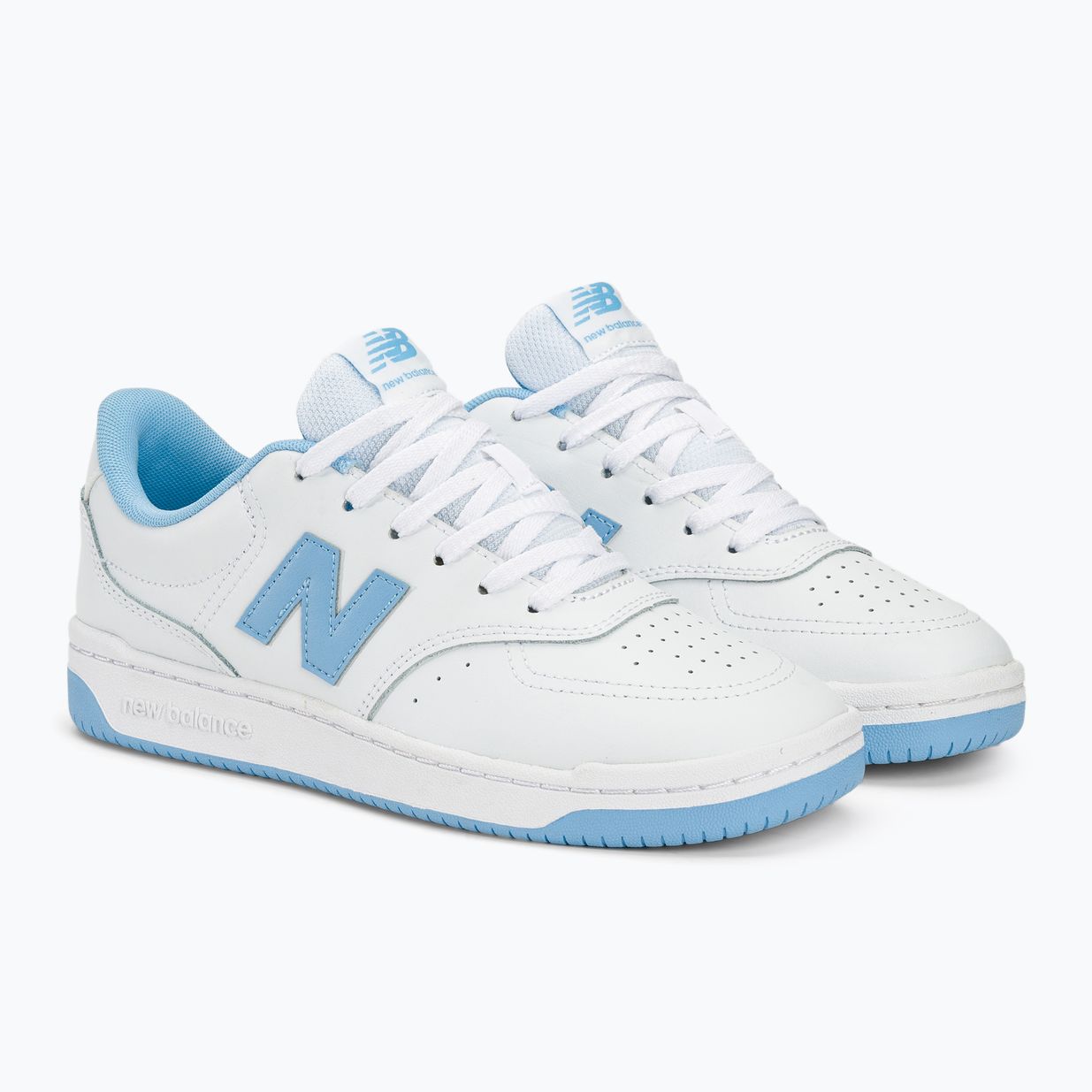 New Balance BB80 white/blue shoes 4