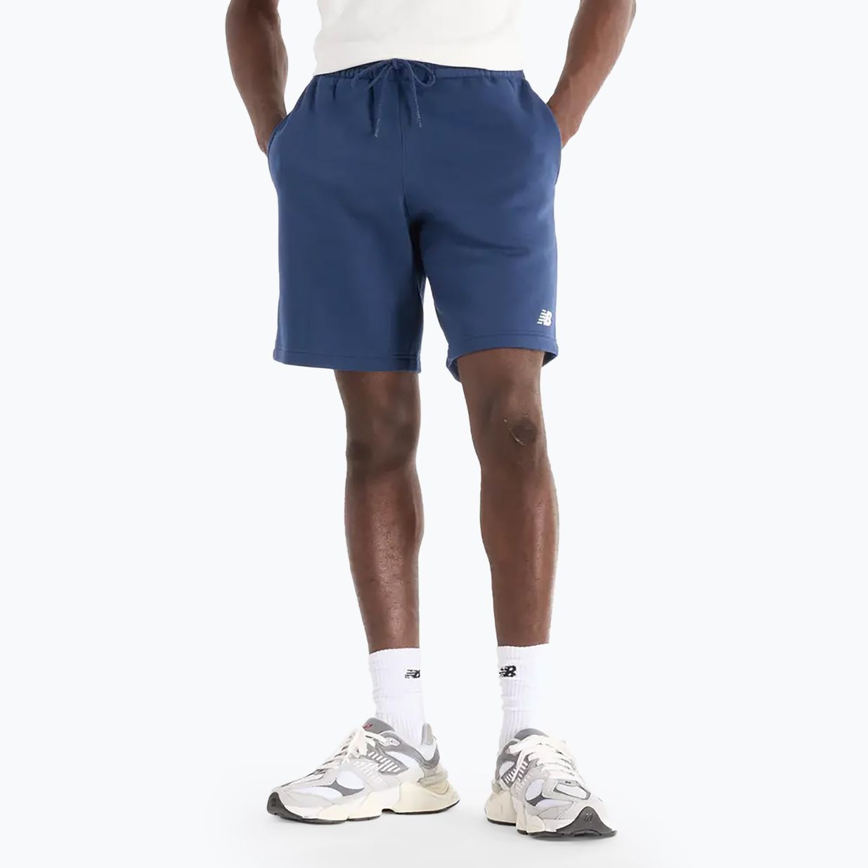 Men's New Balance Fleece Shorts 9" navy