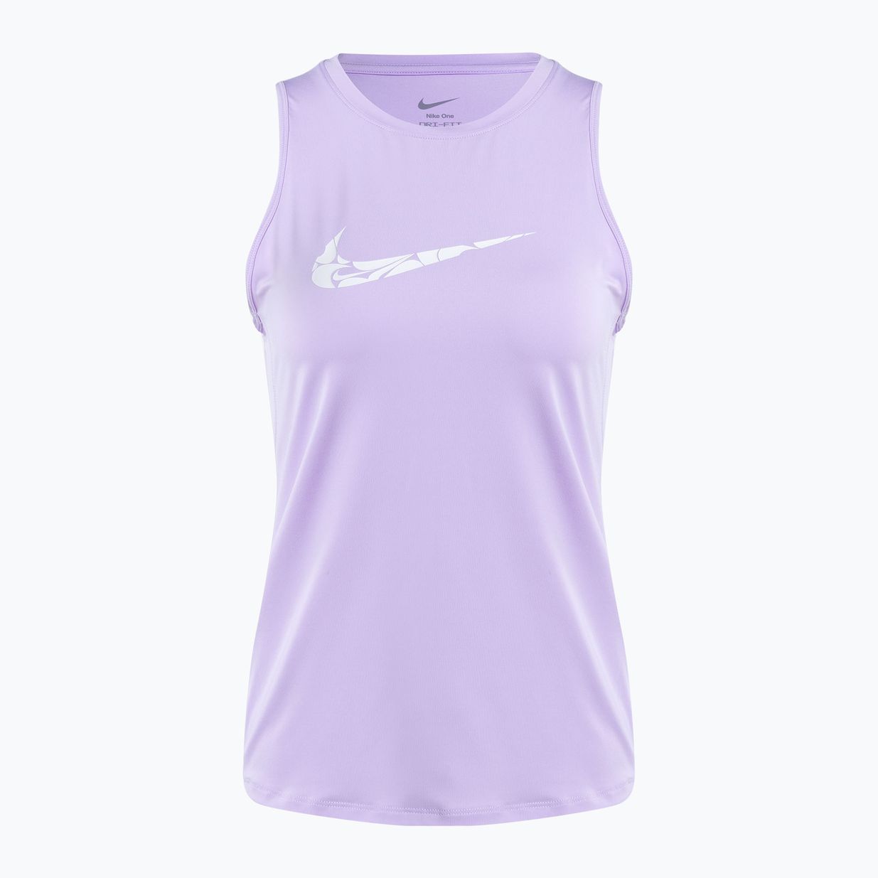 Women's running tank top Nike One Graphic TT lilac bloom/white