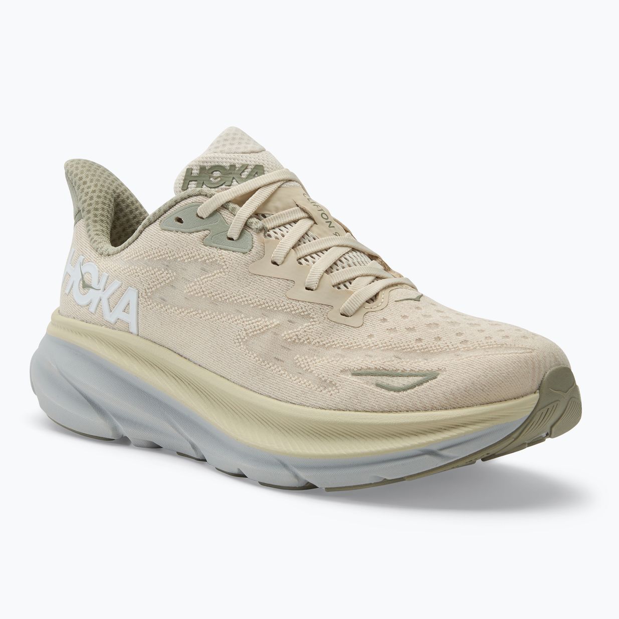 HOKA men's running shoes Clifton 9 oat milk/barley