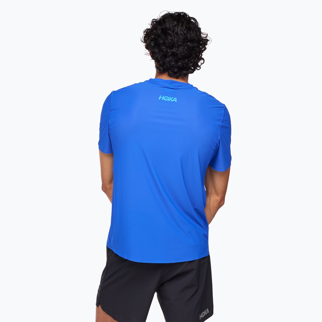 Men's HOKA Airolite Run ultramarine running shirt 2