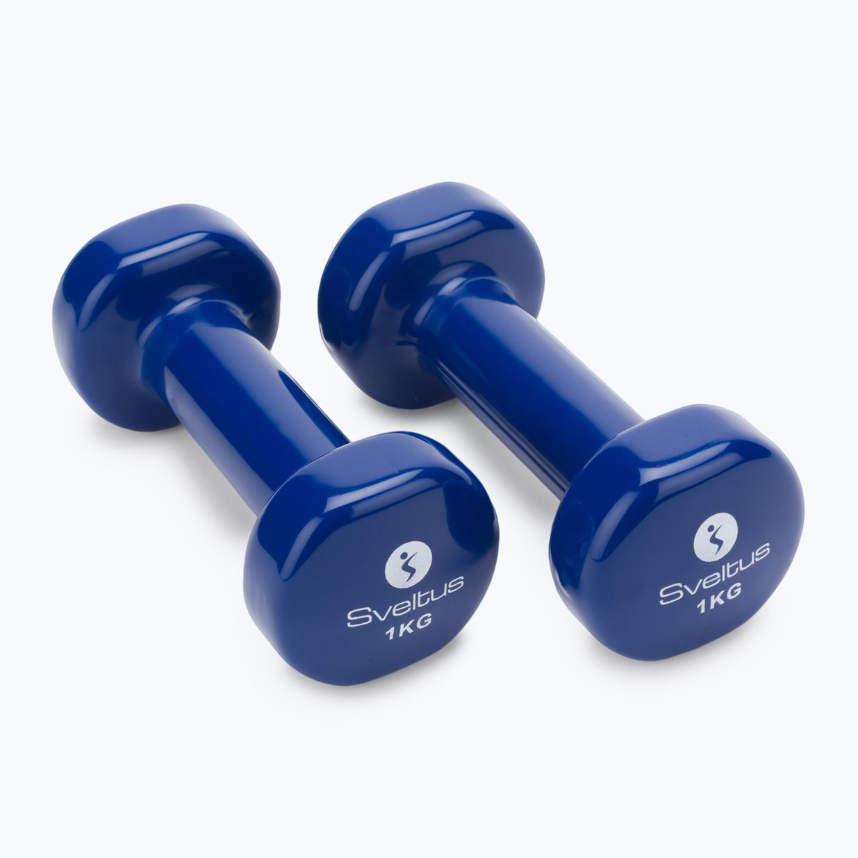 Set of dumbbells 1 kg 2 pcs. Sveltus Epoxy blue 1181 2