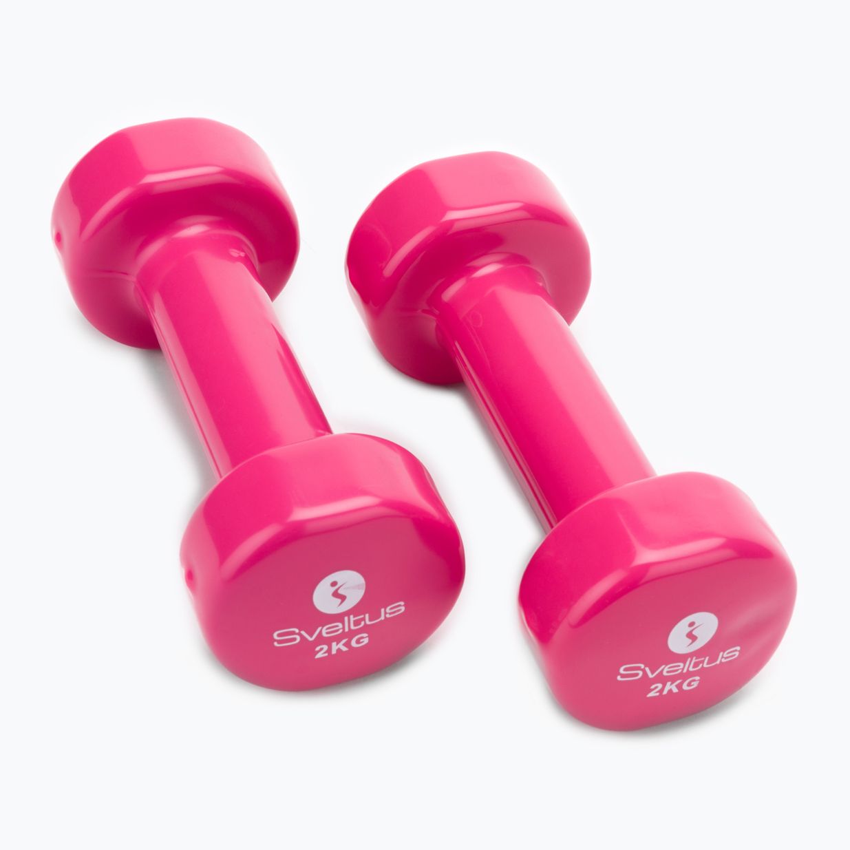 Set of dumbbells 2 kg 2 pcs. Sveltus Epoxy pink 1182 2