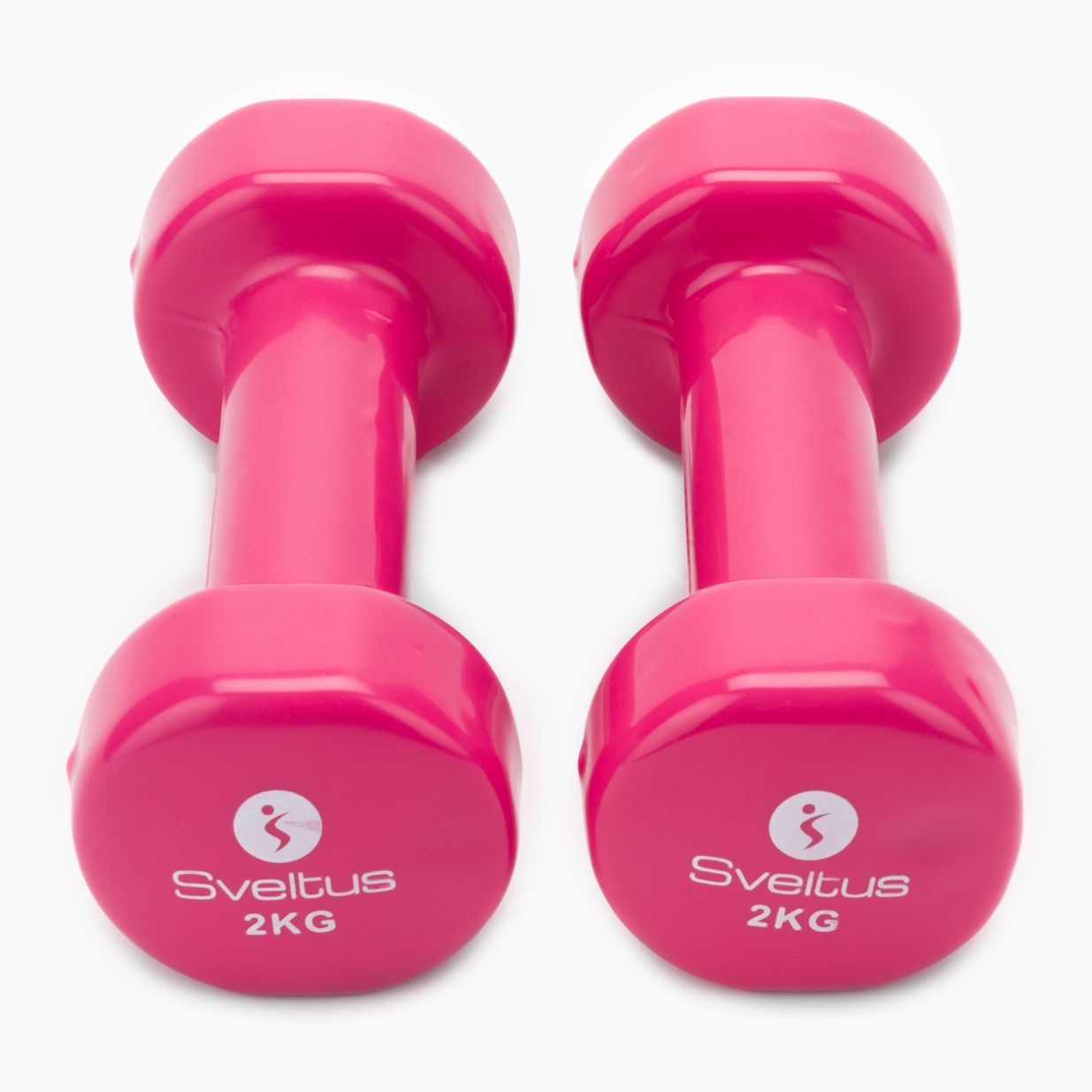 Set of dumbbells 2 kg 2 pcs. Sveltus Epoxy pink 1182 3