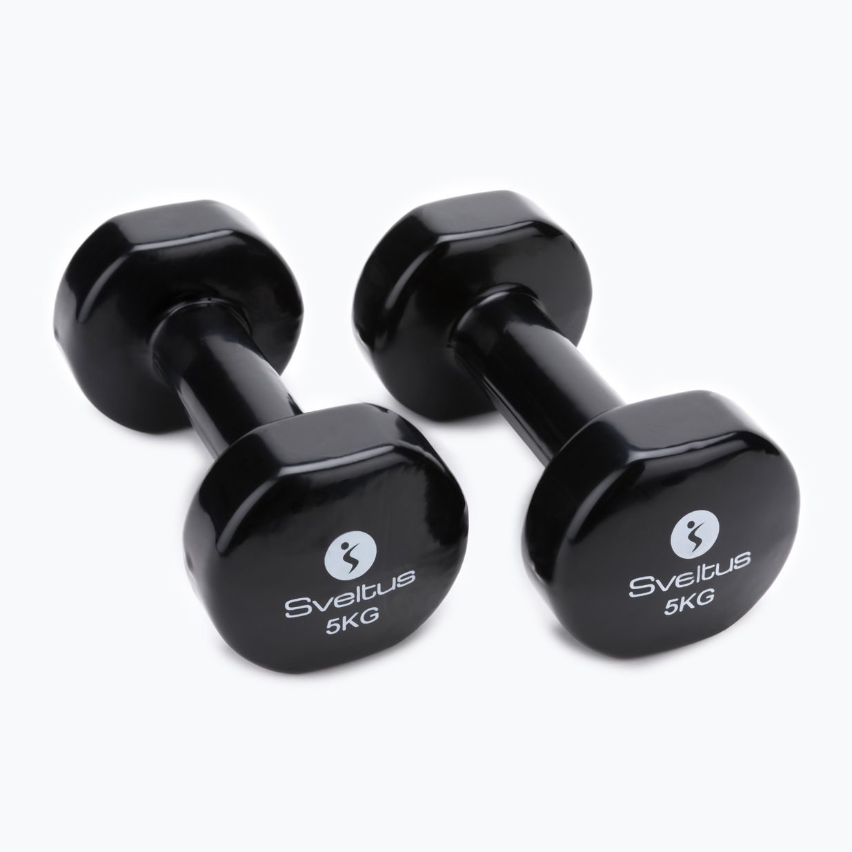 Set of dumbbells 5 kg 2 pcs. Sveltus Epoxy black 1185 2