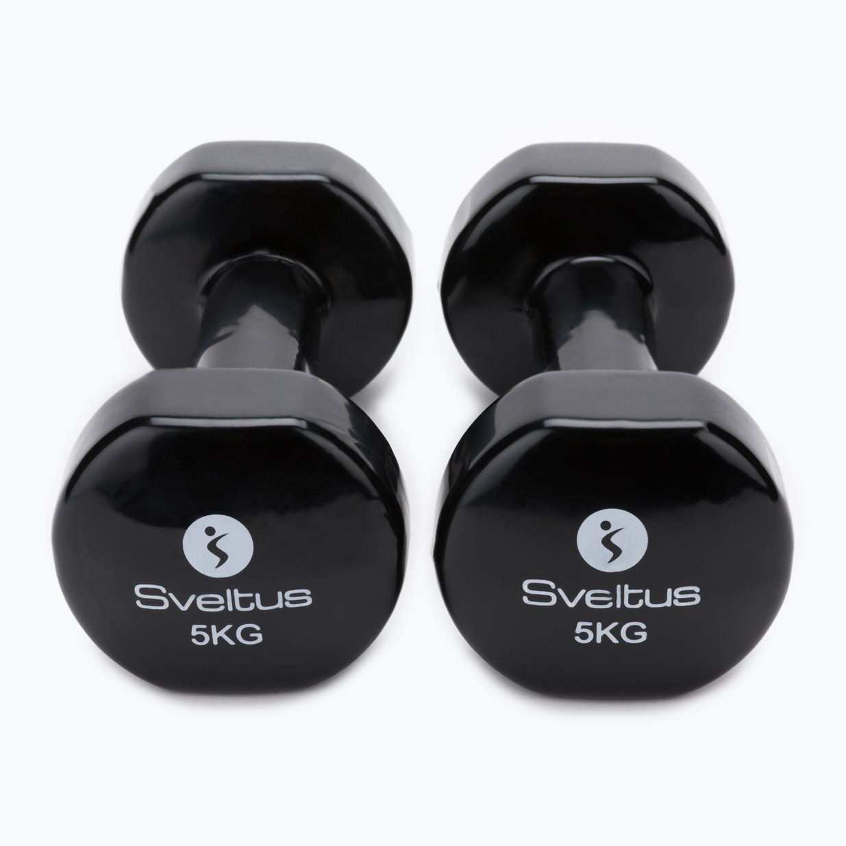 Set of dumbbells 5 kg 2 pcs. Sveltus Epoxy black 1185 3