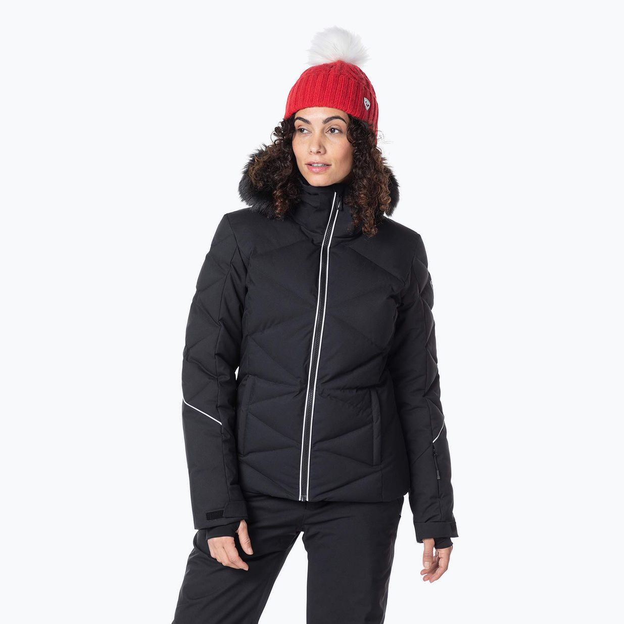 Women's ski jacket Rossignol Staci Jkt black