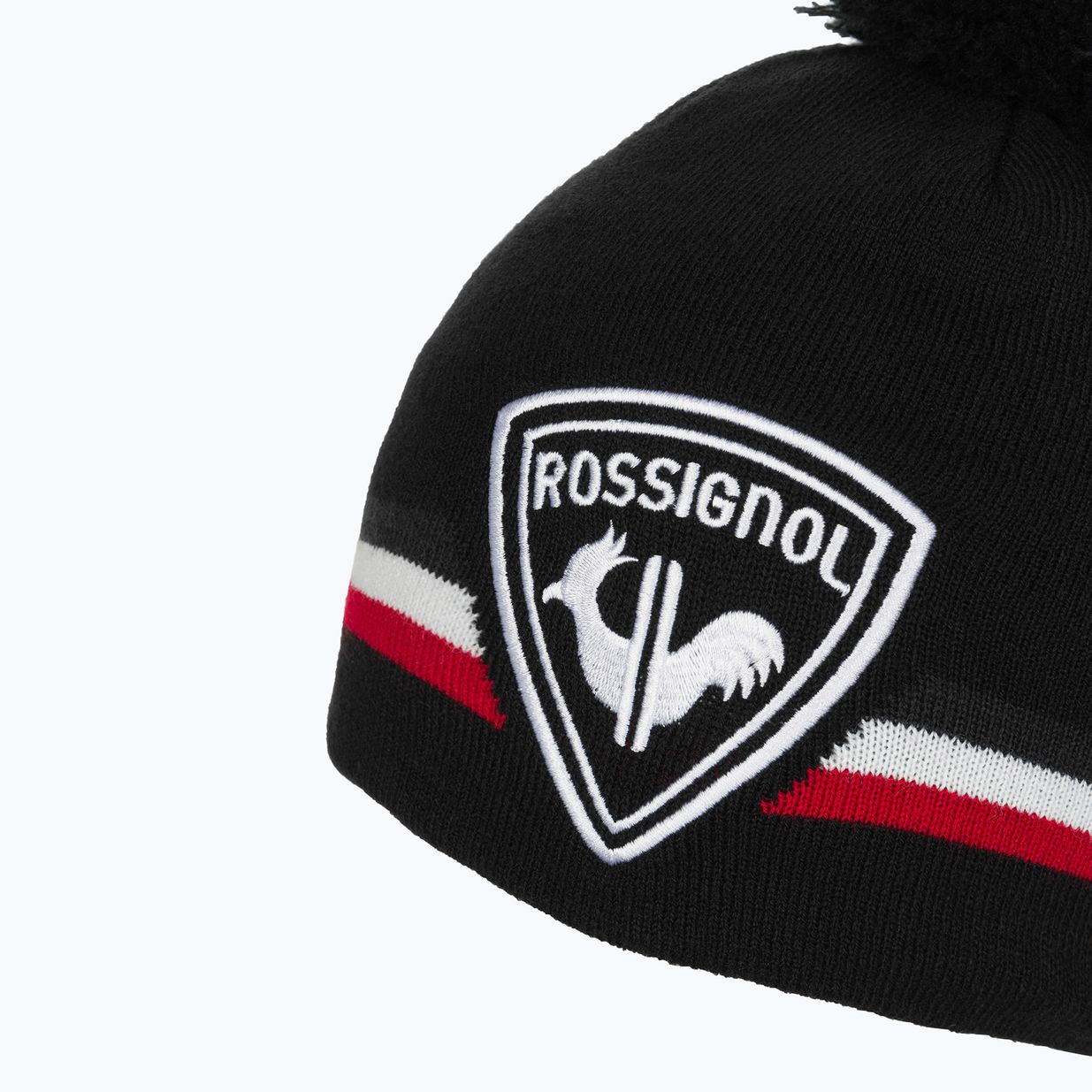 Rossignol Rooster Pompon black men's winter beanie 4