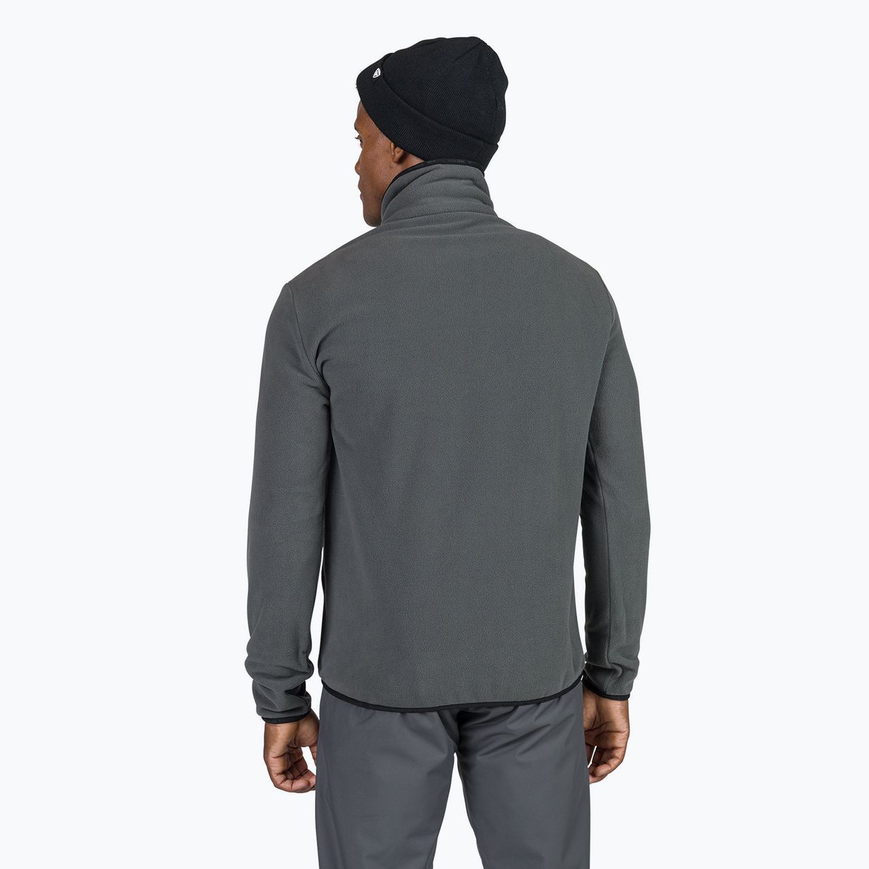 Men's Rossignol Strawpile Fleece Fz onyx grey sweatshirt 3