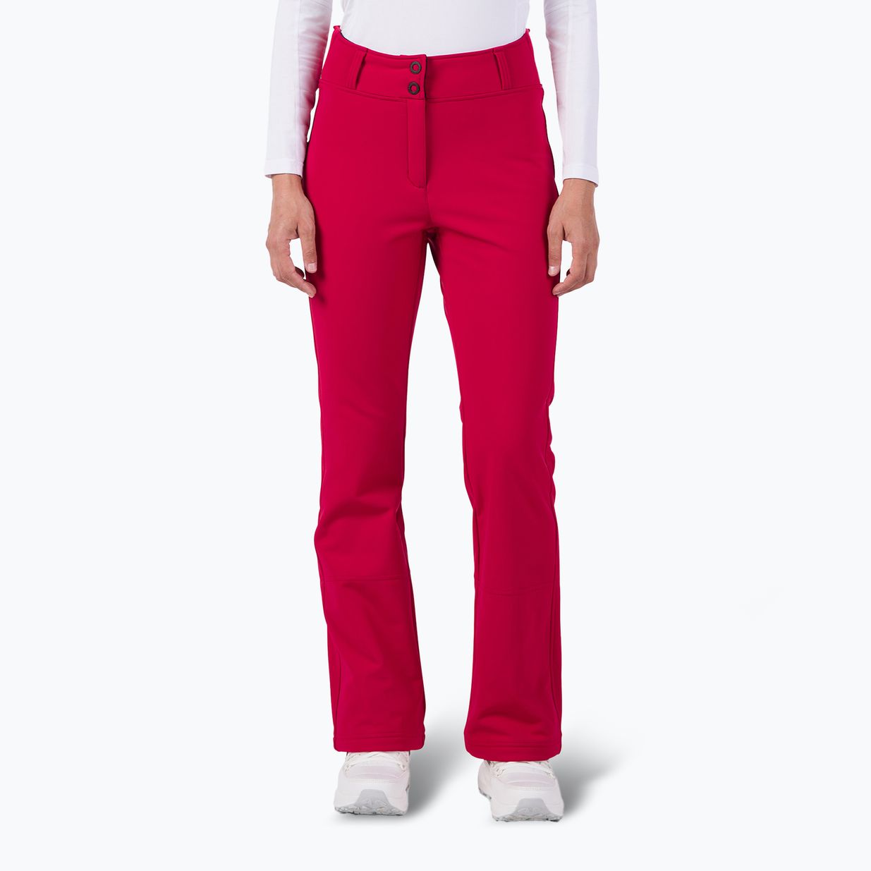 Women's Rossignol Ski Softshell trousers ruby red