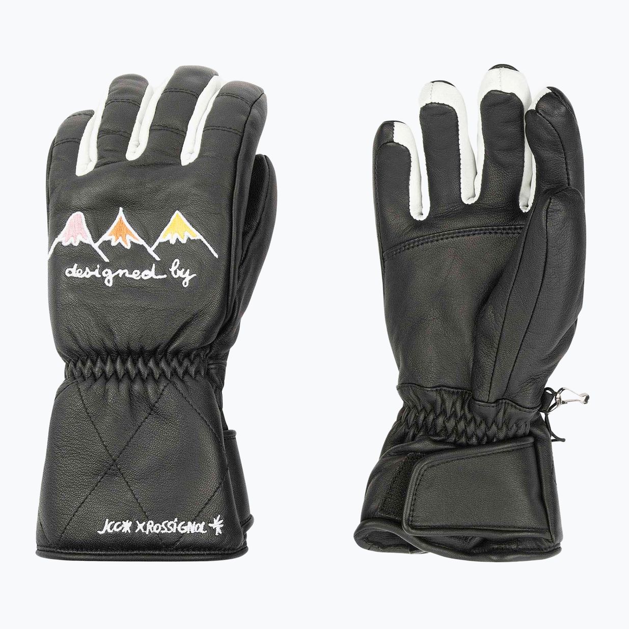 Women's ski gloves Rossignol Sublim Lth Impr G black