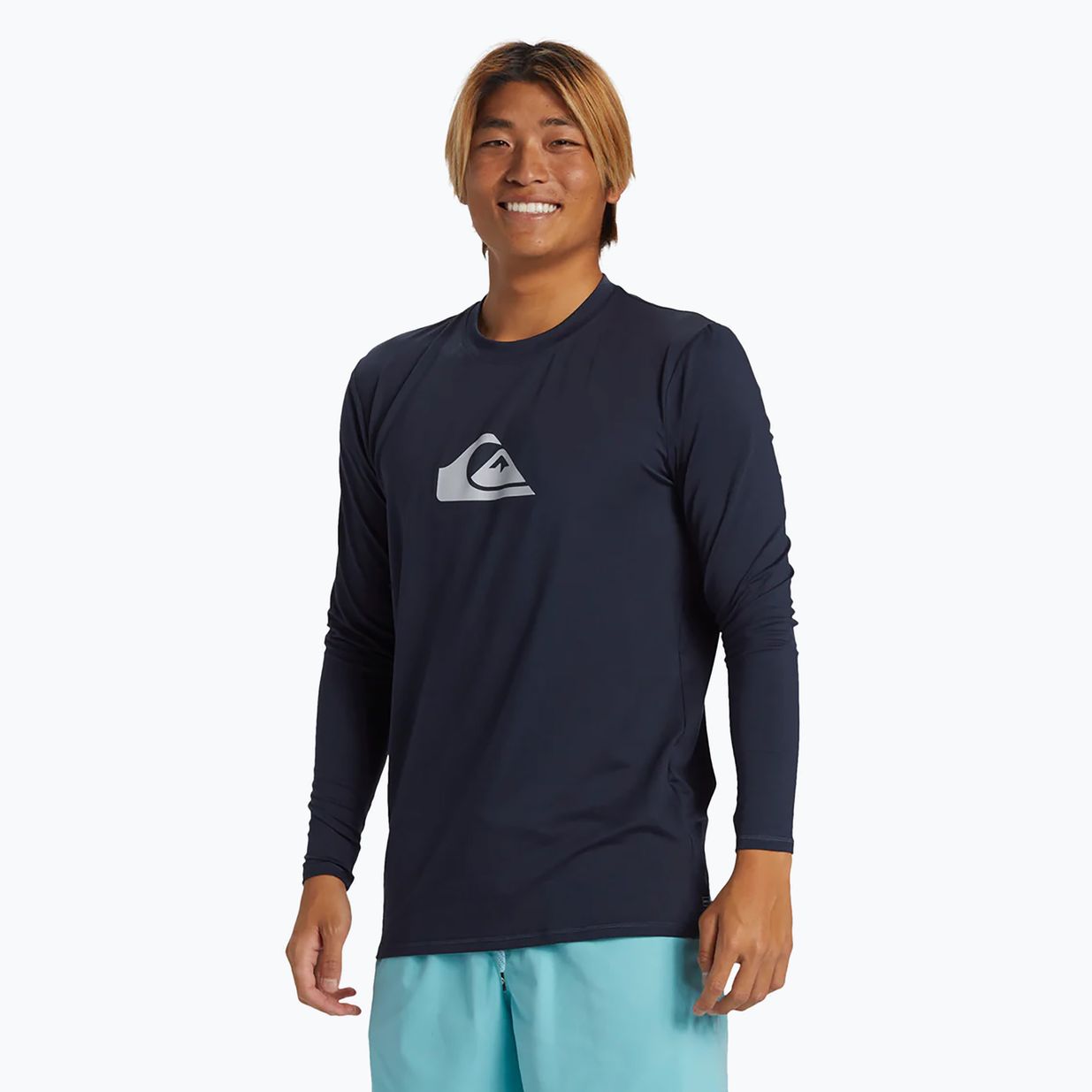 Men's Quiksilver Everyday Surf Tee swimming longsleeve dark navy 2