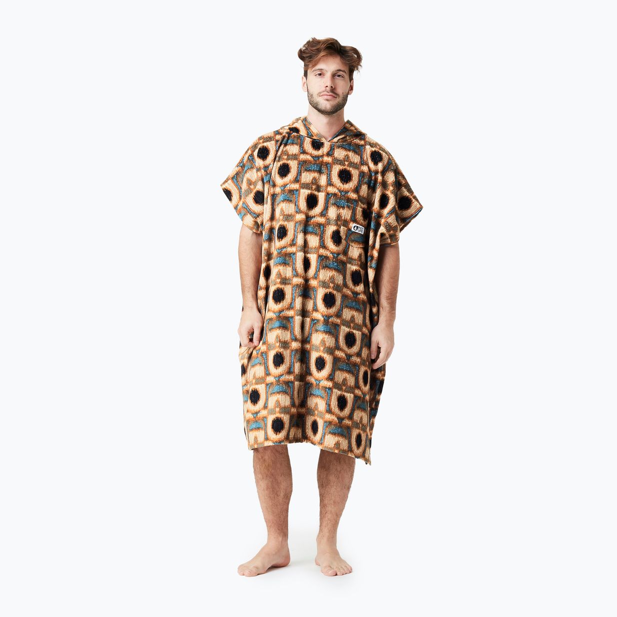 Picture Landsom tiki print poncho 3