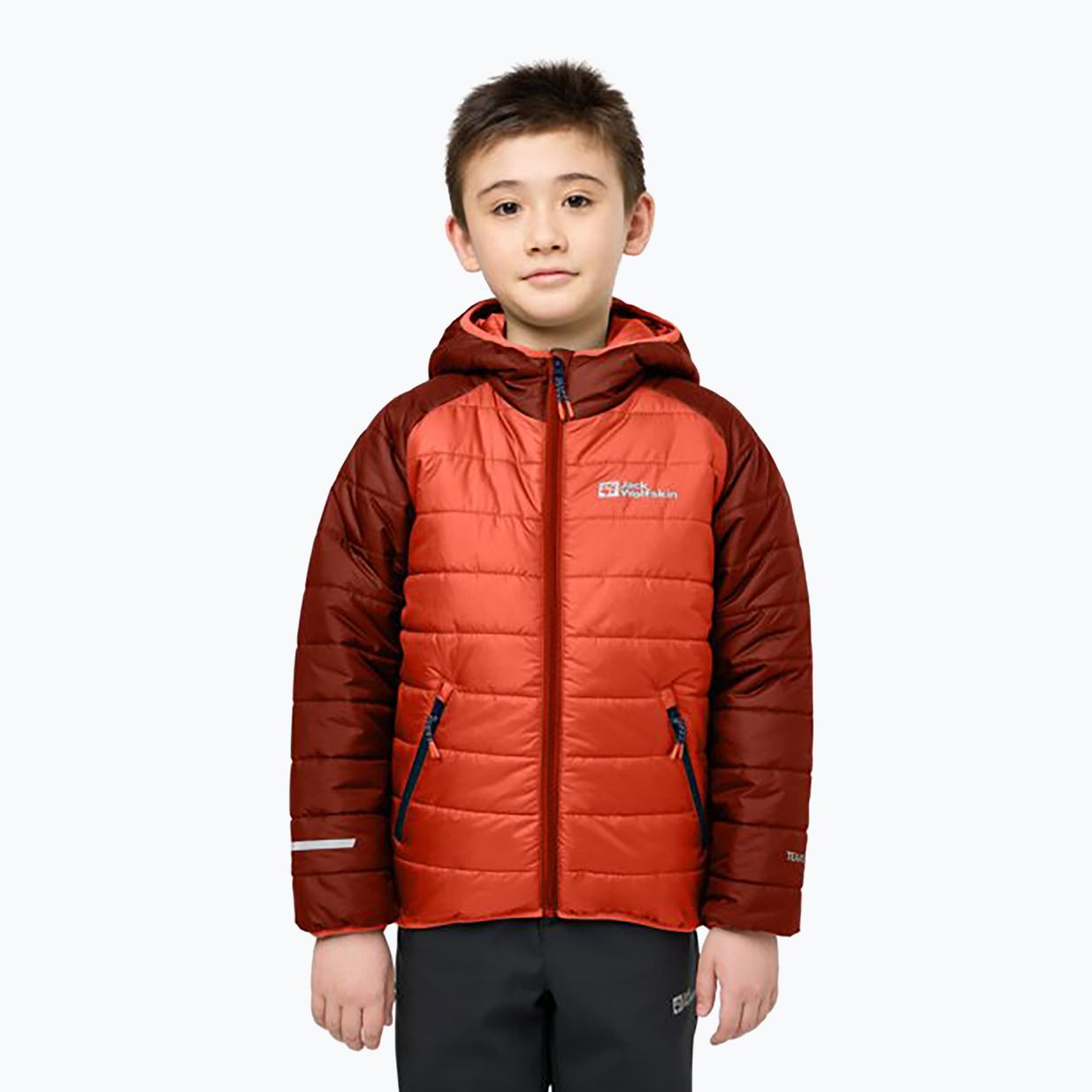 Jack Wolfskin children's down jacket Zenon coral orange