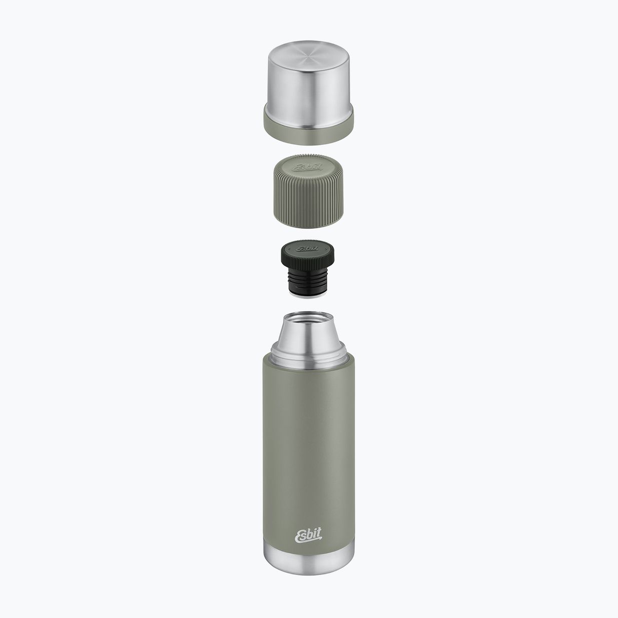 Esbit Sculptor Stainless Steel Vacuum Flask 1000 ml stone gray 4