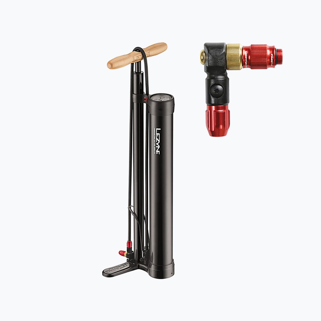 Lezyne Pressure Over Drive Abs-1 Pro Chuck bicycle pump black LZN-1-FP-PRODR-V204 7