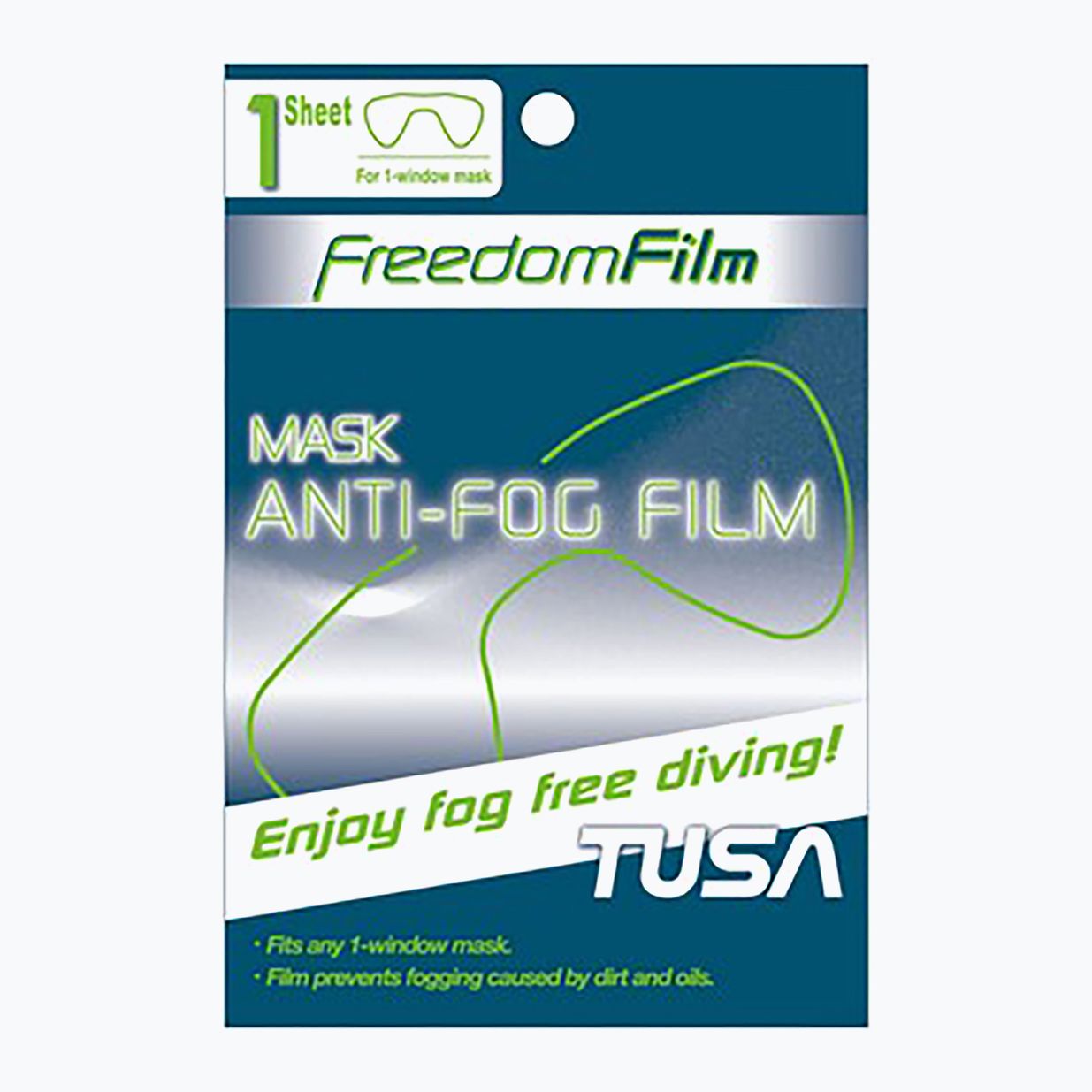 TUSA Freedom Film Anti-Fog Mask 1W