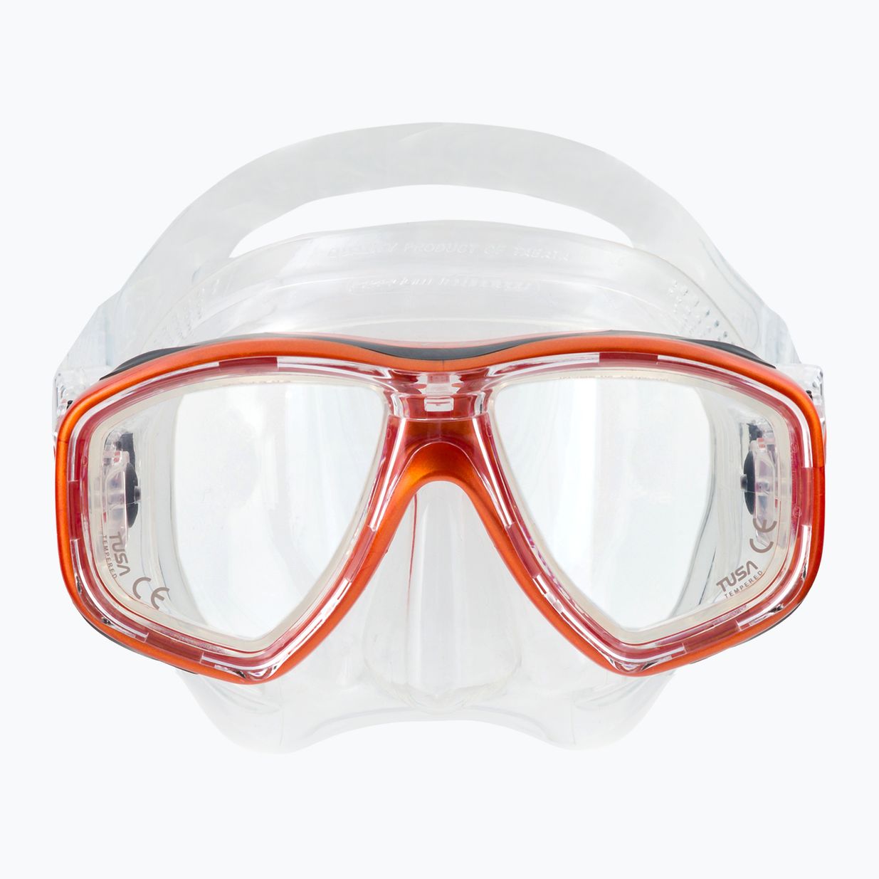 TUSA Ceos Diving Mask Orange Clear 212 2