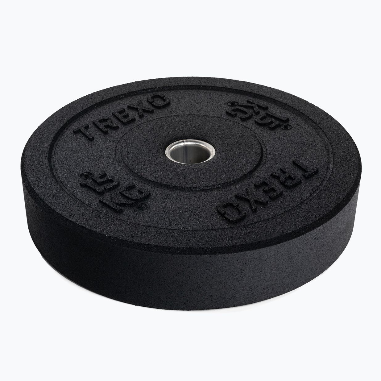 TREXO Olympic bumper weights black TRX-BMP015 15 kg