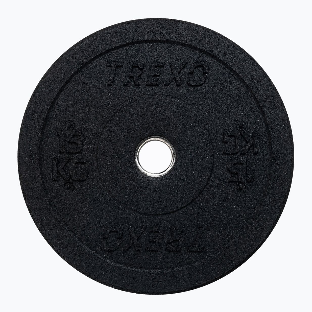 TREXO Olympic bumper weights black TRX-BMP015 15 kg 9