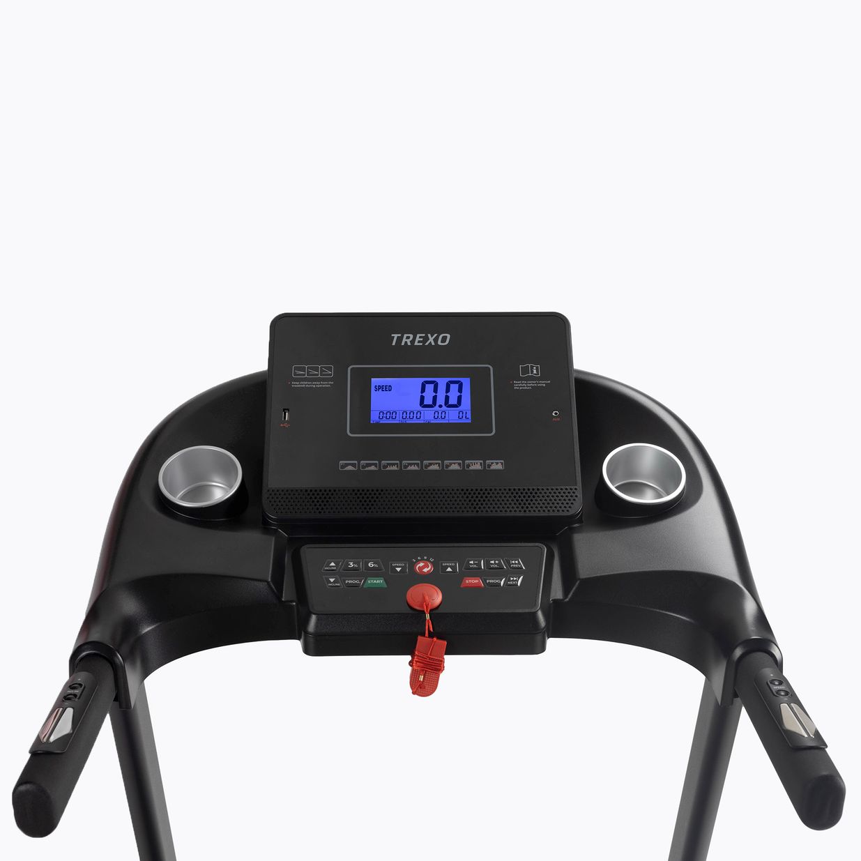 TREXO X200 electric treadmill black 10