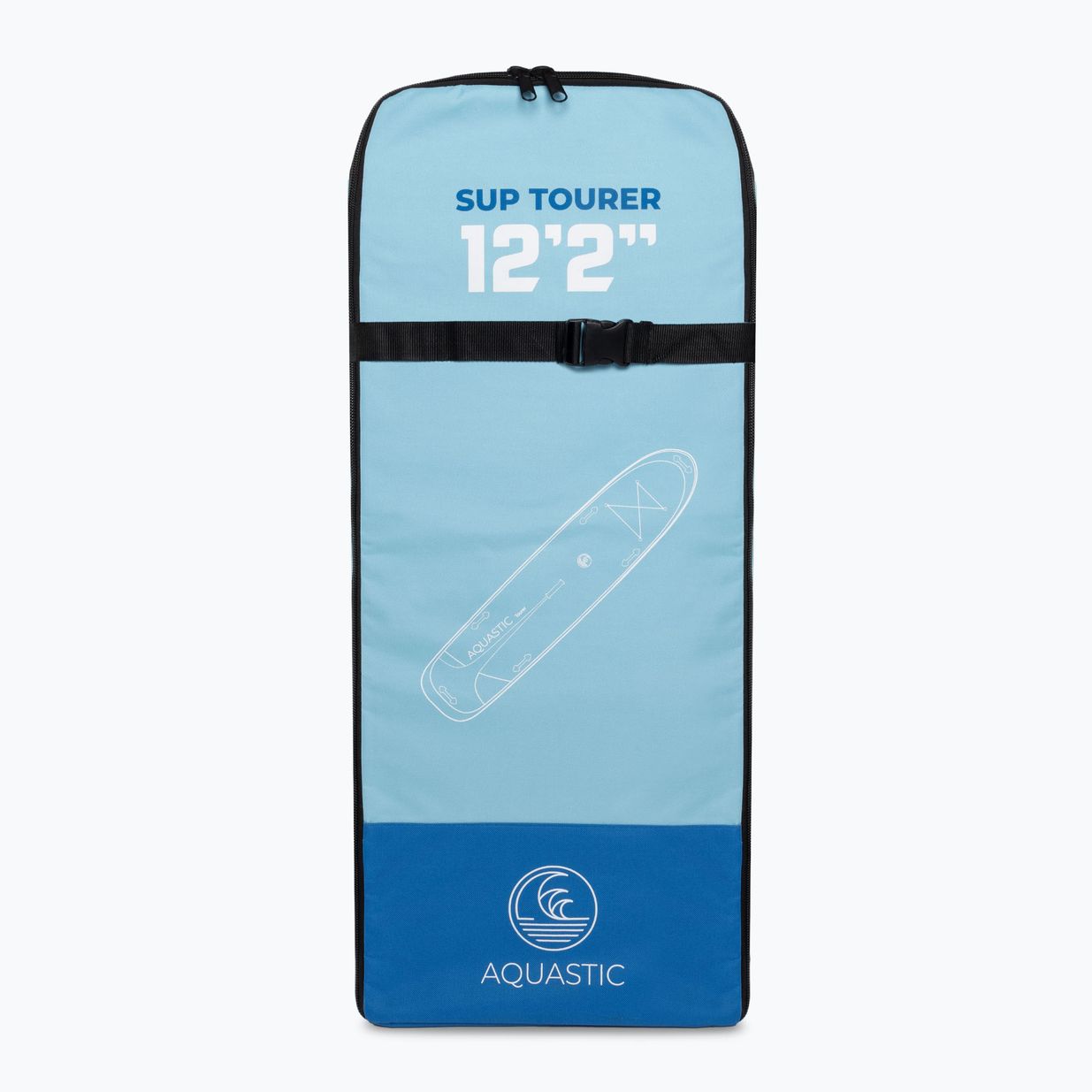 SUP AQUASTIC Tourer 12'2" board backpack blue 2