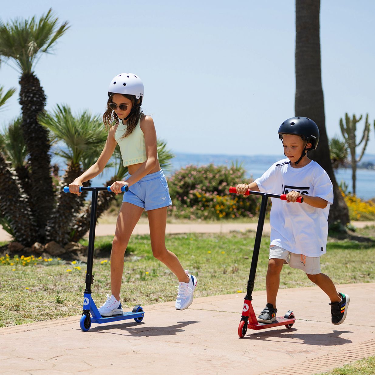 Children's freestyle scooter ATTABO Bunny Hop blue 3