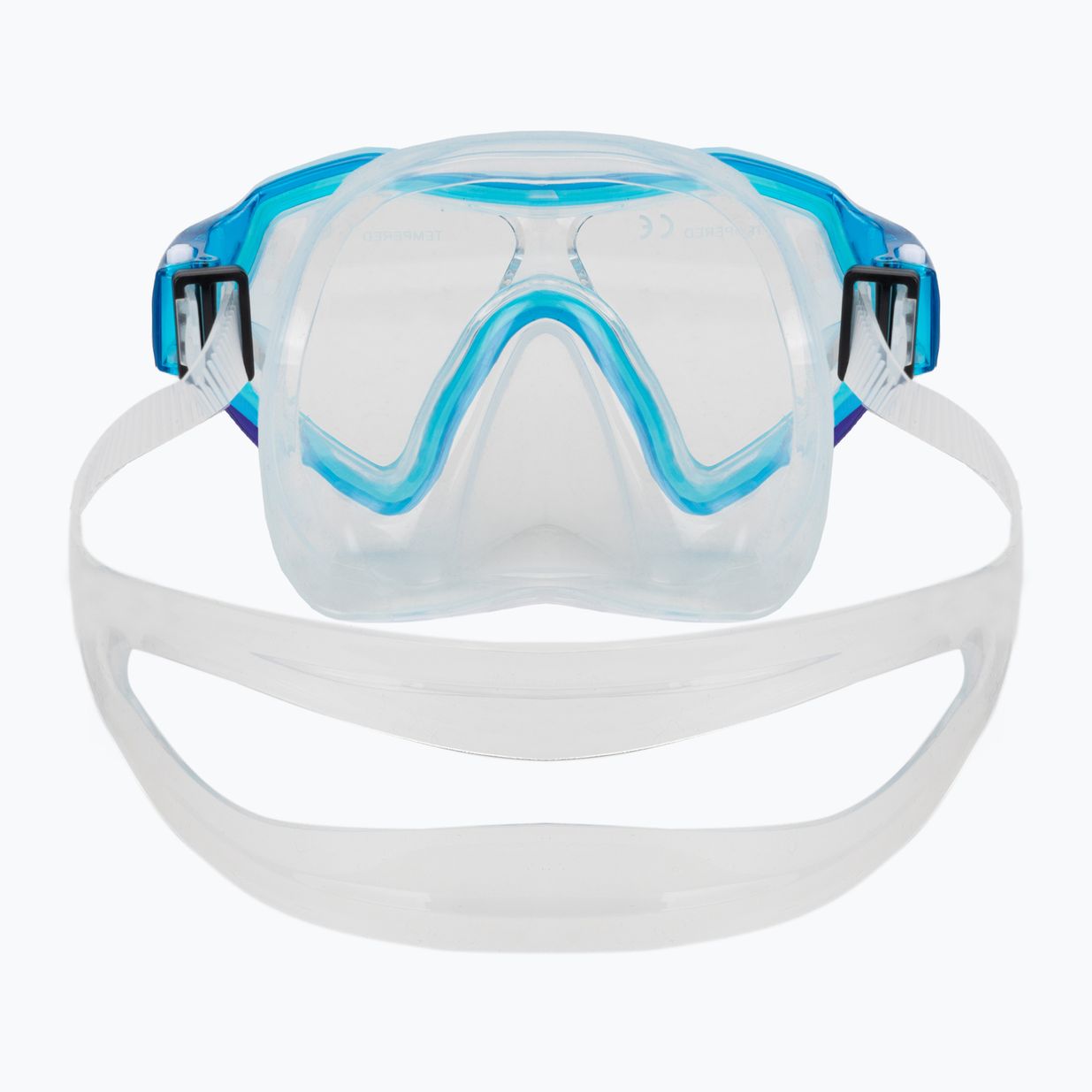 AQUASTIC Shelly children's snorkel kit mask + snorkel light blue 4