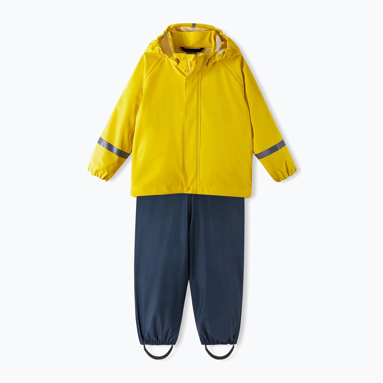 Reima Tihku children's rain set jacket+ trousers yellow navy 5100021A-235A