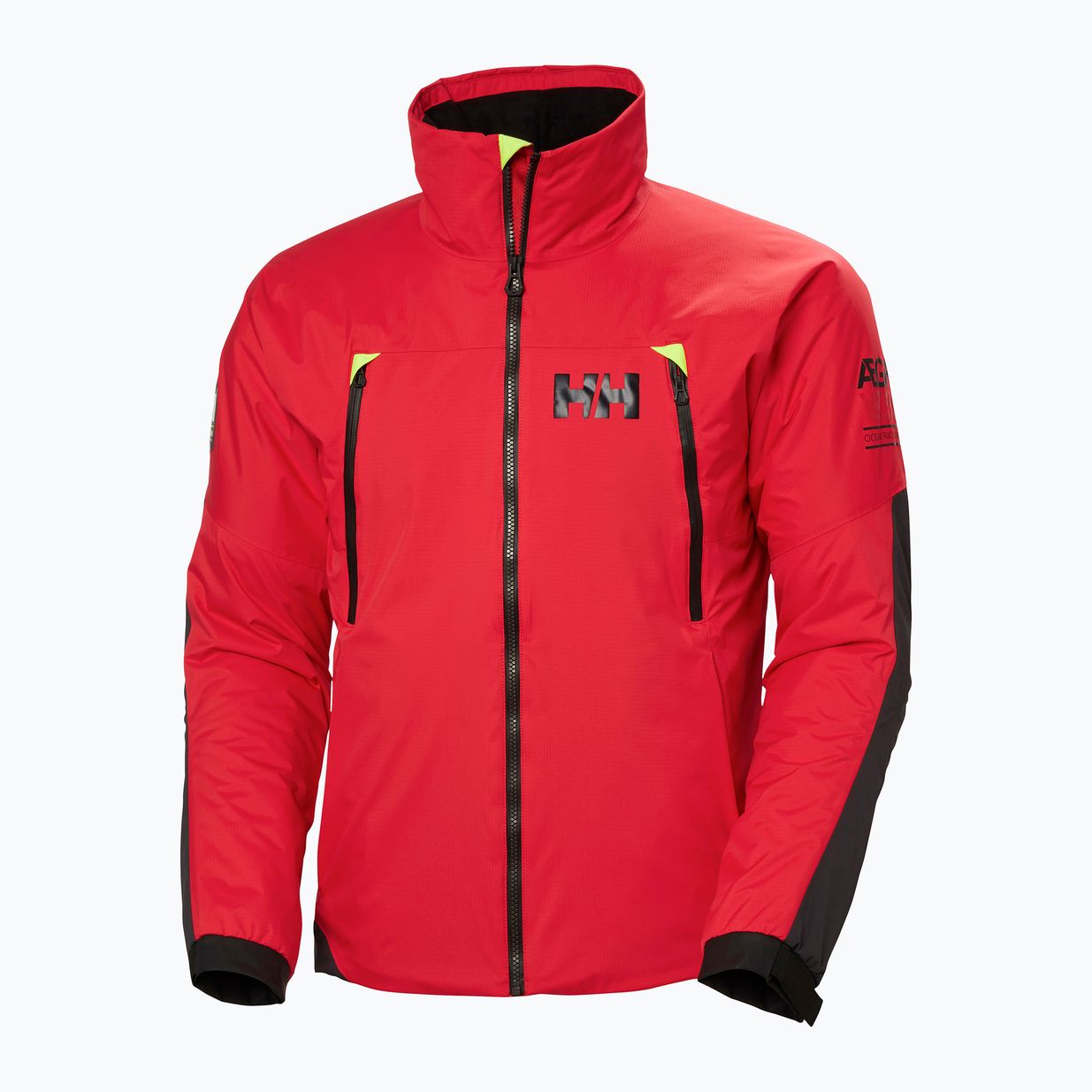 Helly Hansen Aegir H2Flow Midlayer sailing jacket alert red 6